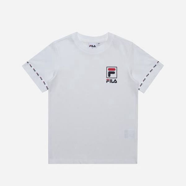 Camisetas Manga Corta Fila Niños Blancas - Tapey Tape S/S - España 541930YPW